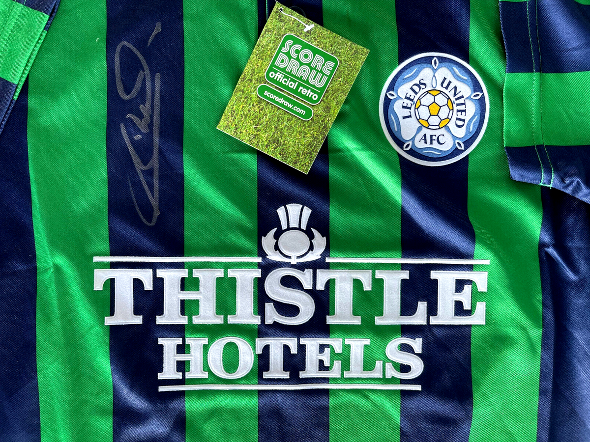 Leeds united green hot sale and blue kit