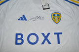 Archie Gray hand signed Leeds United 2023 2024 shirt jersey c