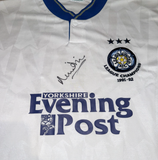 Rare Howard Wilkinson Hand Signed Boxed Leeds United Shirt