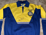 Howard Wilkinson 1992 Hand Signed Leeds United Drill Training Top