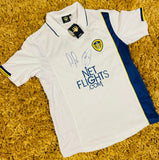 Jermaine Beckford Luciano Becchio Signed Leeds United shirt